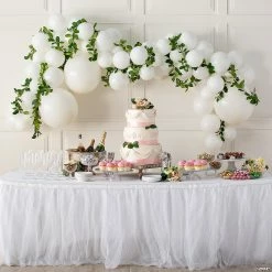 Outlet ⭐ White Latex Balloon 50-Ft. Garland Kit - 210 Pc. 😍 -Cheap Reunion Party Supplies Shop white latex balloon 50 ft garland kit 210 pc 13911243 a02