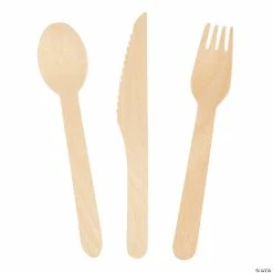 Top 10 👏 Wooden Cutlery Sets - 24 Pc. 😉