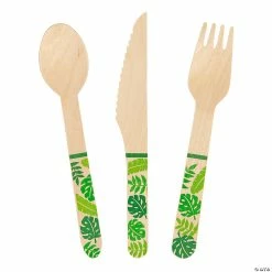 Outlet 🌟 Wooden Cutlery Sets - 24 Pc. ⭐
