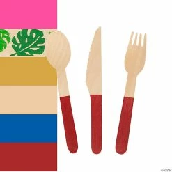 Best reviews of 🔥 Wooden Cutlery Sets - 24 Pc. 🔔